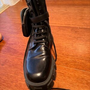 Prada Black Italian Leather Shoes